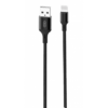 CABLE NB143 CORDON USB - LIGHTNING | 2.4A | 1 MTR | NEGRO XO