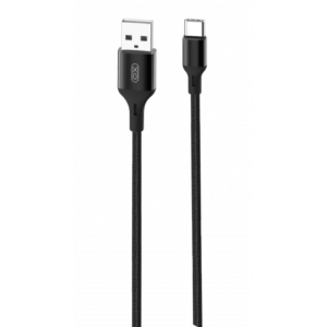 CABLE NB143 CORDON USB - TIPO C | 2.4A | 1 MTR | NEGRO XO