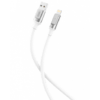 CABLE NB251 CARGA RAPIDA USB - LIGHTNING | 6A | 1 METRO | BLANCO XO