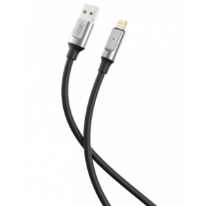 CABLE NB251 CARGA RAPIDA USB - LIGHTNING | 6A | 1 METRO | NEGRO XO