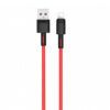 CABLE NBQ166 CARGA RAPIDA USB - LIGHTNING | 5A | 1 METRO | ROJO XO