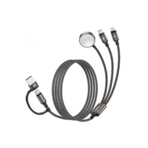 CABLE USB-A/C 3 EN 1 2X USB-C Y CARGADOR MAGNETICO PARA SMARTWATCH CX040 XO