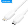 CABLE USB C A LIGHTNING | 3A | 1MTR BLANCO VENTION
