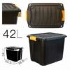 CAJA DE ALMACENAJE 50.3X38.8X34CM NEGRA PARABOX