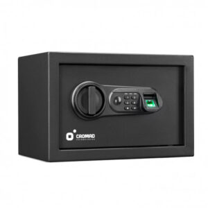 CAJA FUERTE ELECTRÓNICA CON DETECTOR DE HUELLA 200X310X200MM CROMAD