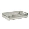 CAJA INDUSTRIAL PERFORADA 60X40H 12CM GRIS ARTPLAST