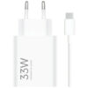 CARGADOR DE PARED XIAOMI 33W CABLE USB-A + USB-C