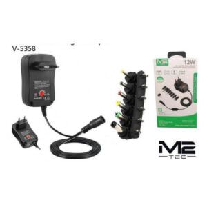 CARGADOR UNIVERSAL PARA DISPOSITIVOS ELECTRONICOS 3-12V 12W M2