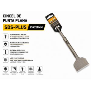 CINCEL DE PUNTA PLANA SDS-PLUS 75X250mm. BLIM