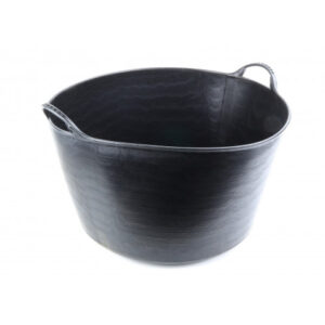 CUBETA REDONDA FLEXIBLE 52 LITROS NEGRO MADER