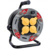 ENROLLADOR DE CABLE 25 METROS CABLE 3X1.5MM CON TAPAS ELBAT