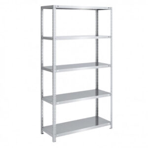 ESTANTERIA ACERO GALVANIZADO 5 BALDAS 90X30X180CM BLIM