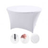 FUNDA PARA MESA DE RESINA REDONDA 160X74 BLANCA SUNGARDEN