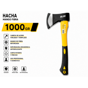HACHA 1000GR MANGO FIBRA BLIM
