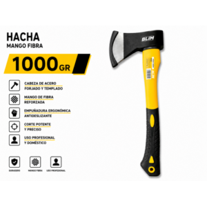 HACHA 1000GR MANGO FIBRA BLIM
