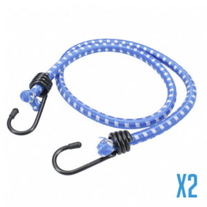 JUEGO 2 GANCHOS ELASTICOS DE GOMA 90CM X 12MM FERRESTOCK
