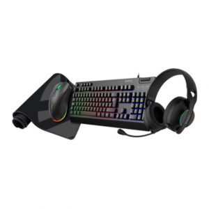 KIT GAMING 4 EN 1 | TECLADO | RATON | ALFOMBRILLA | AURICULARES UK594008