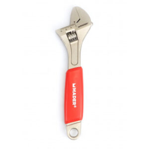 LLAVE INGLESA 10"- 250MM MANGO RECUBIERTO ROJO MADER