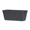 MACETA RECTANGULAR 40CM ANTRACITA CON DEPOSITO DE AGUA ARTPLAST