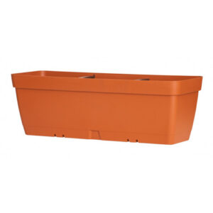 MACETA RECTANGULAR 60CM TERRACOTA CON DEPOSITO DE AGUA ARTPLAST