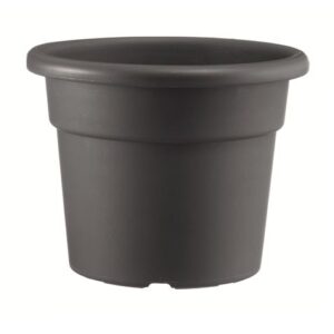 MACETA REDONDA DIAMETRO 18CM ANTRACITA ARTPLAST