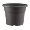 MACETA REDONDA DIAMETRO 22CM ANTRACITA ARTPLAST
