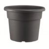 MACETA REDONDA DIAMETRO 22CM ANTRACITA ARTPLAST