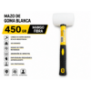 MAZO DE GOMA BLANCO 450GR. MANGO FIBRA BLIM