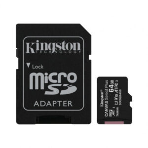 MEMORIA MICRO SD KINGSTON CLASE 10 64GB 100MB/S