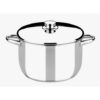 OLLA DE ACERO INOXIDABLE 16CM 2 LITROS OPTIMA CON TAPA ACERO MONIX