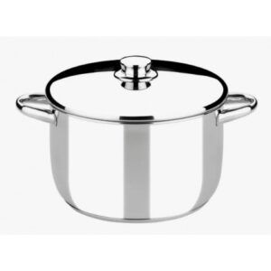 OLLA DE ACERO INOXIDABLE 16CM 2 LITROS OPTIMA CON TAPA ACERO MONIX