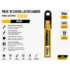 PACK 10 CUCHILLAS RECAMBIO PARA CUTTERS 9MM BLIM
