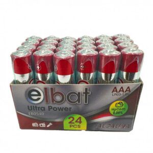 PACK 24 PCS PILAS ALCALINAS LR03/AAA ELBAT