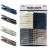 PACK 36 PINZAS PLASTICAS PARA LA ROPA EN 4 COLORES
