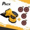 PACK LIJADORA ROTORBITAL 125MM 20V 2AH + JUEGO DE 40 LIJAS BLIM
