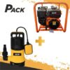 PACK MOTOBOMBA GASOLINA 7HP + BOMBA DE AGUA 400W BLIM