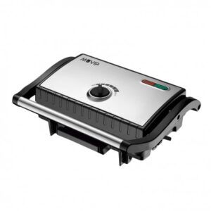 SANDWICHERA INOX GRILL 1500W TEMPERATURA REGULABLE MUVIP