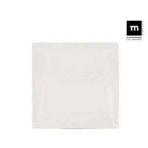 SET 12 PLATOS POSTRE IVORY BRILLO 18CM ELITE LA MEDITERRANEA