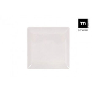 SET 6 PLATOS LLANOS IVORY BRILLO 21CM ELITE LA MEDITERRANEA