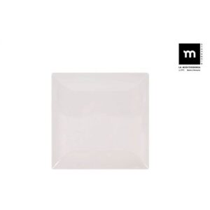 SET 6 PLATOS LLANOS IVORY BRILLO 24CM ELITE LA MEDITERRANEA