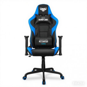 SILLA GAMING SERIE DEMON LORD AZUL CROMAD