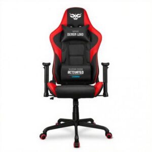 SILLA GAMING SERIE DEMON LORD ROJA CROMAD