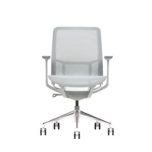 SILLA OFICINA GAMA SENSE ELEGANCE GRIS CROMAD