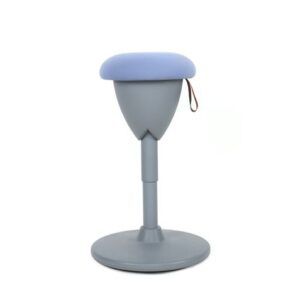 TABURETE MULTIUSOS BALANCIN DESIGN AZUL CLARO CROMAD