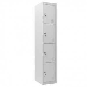 TAQUILLA METÁLICA 4 PUERTAS 1800X300X500MM CROMAD