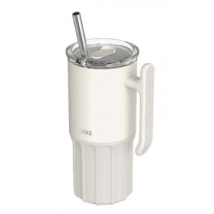 TAZA TERMO ACERO INOX 720ML CON BASE SILICONA UMI IVORY QUOKKA