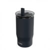 TAZA TERMO ACERO INOXIDABLE CON CAÑITA MIST BLACK QUOKKA