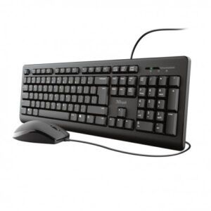 TECLADO+RATON USB TRUST TKM-250 SILENCIOSO Y REST A LIQUIDOS