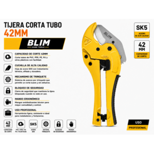 TIJERA CORTA TUBO 42MM BLIM