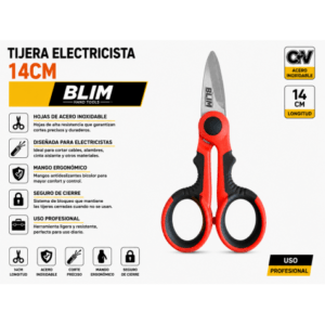 TIJERA ELECTRICISTA 14 CM BLIM